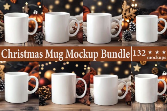 Download Christmas Mug Mockup Bundle - Mockup Collection