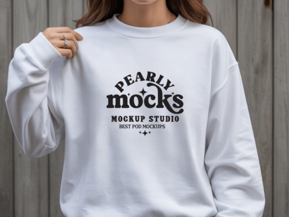 Download Comfort Colors C1566 Sweatshirt Mockup 8 - Mockup Collection