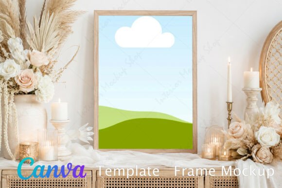 Download Living Room Frame Mockup Graphic - Mockup Collection