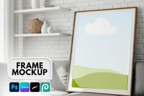 Download Canva &amp; PSD Frame Mockup Poster - Mockup Collection