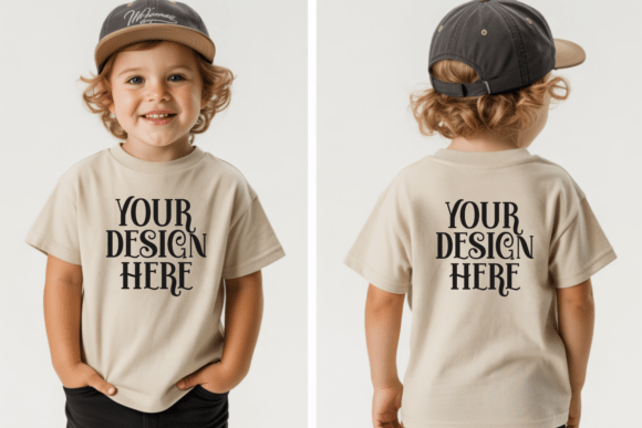 Download Bella Canvas 3001T Front &amp; Back Mockup - Mockup Collection