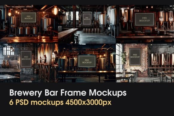Download Brewery Frame PSD Mockup - Frame psd mockup Collection