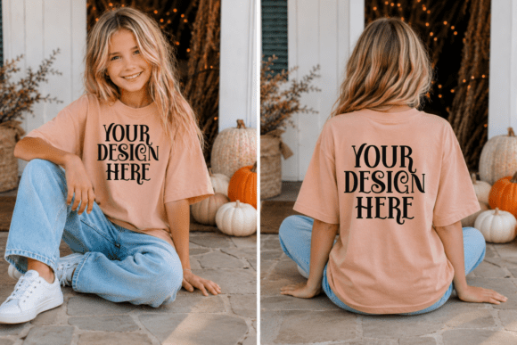 Download Bella Canvas 3001T Halloween Fall Mockup - Mockup Collection