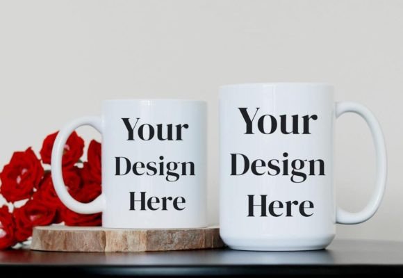 Download Two Size Coffee Mug Mockup PSD Mockup - Psd mockup Collection