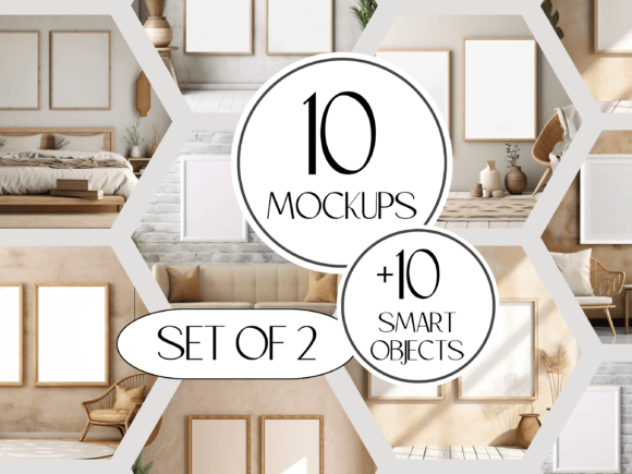 Download 10 Frame Mockup Bundle, Frame PSD Mockup - Frame psd mockup Collection