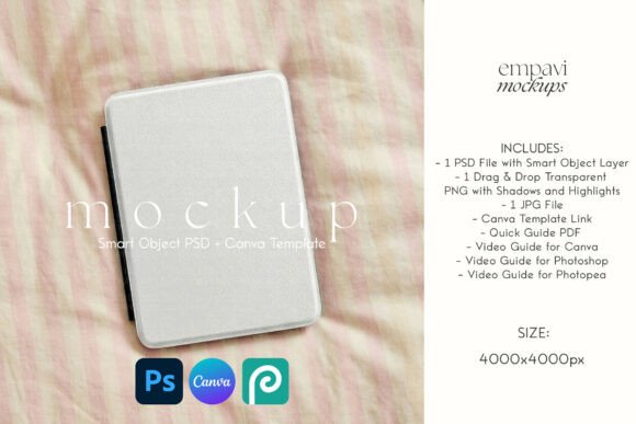 Download Kindle Case Mockup - Mockup Collection