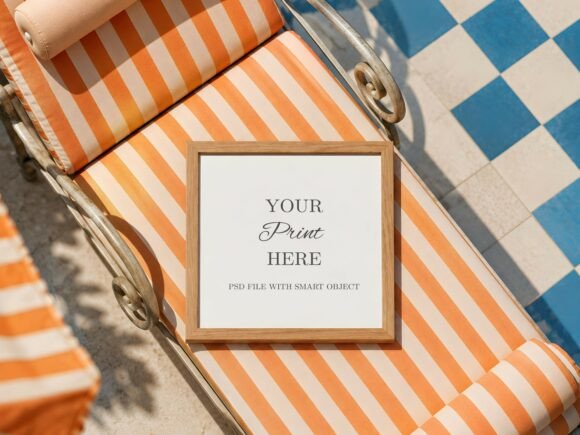 Download Poolside Frame PSD Mockup - Frame psd mockup Collection