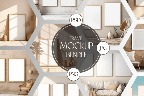 Download PSD Mockup Frame Bundle - Psd mockup Collection